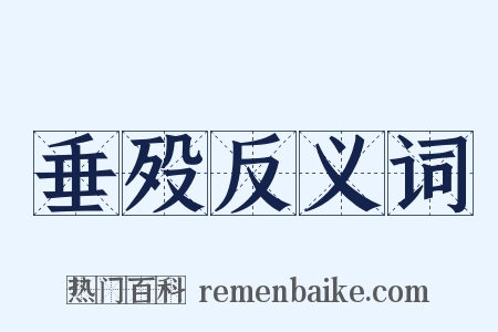垂殁反义词是什么意思的图片